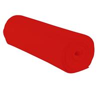 folia 520020 Craft Felt with Fine Wool Quality, 1 Roll Approx. 45 cm x 5 m, Bright Red, Adhesive Stain-Free Processing - Ideal for a Wide Range of Crafts