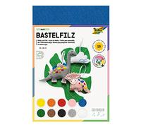 Folia 520409 - Felt 20 x 30 cm, 150 g, 10 Sheets Assorted Colours