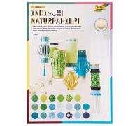 folia 550401 Kerala Creative Pad 20 Sheets Assorted DIN A4, Multicoloured