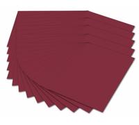 Folia 614/50 22 Photo Card DIN A4 300 g/m² 50 Sheets Dark Red for Crafts and Cre