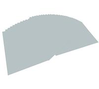 folia 614/50 60 Photo Card DIN A4, 300 g/m², 50 Sheets, Matte Silver, for Crafts and Creative Design of Cards, Window Pictures and Scrapbooking