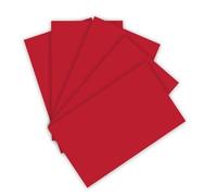 folia 6318 Coloured Paper 130 g/m² Tinted Drawing Paper in Brick Red DIN A3 50 Sheets as a Basis for numerous Crafts.