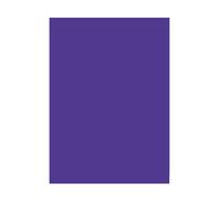 folia 6332 Coloured Paper, Dark Purple, DIN A3, 130 g/m², 50 Sheets, for Craftin