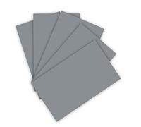 folia 6384 Coloured Paper 130 g/m², Coloured Drawing Paper in Stone Grey, DIN A3, 50 Sheets, as a Basis for Numerous Crafts
