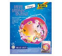 folia 68106 Lanterns Craft Set Ponies Including Lantern Stick and LED Light