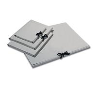 Folia 6902 Folder with Ribbon Made of Grey Cardboard for DIN A4