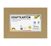 folia Kraft, Natural, 230 g/m², DIN A5, 50 Sheets, for Individual Crafting and Designing of Greeting, Invitations, Place Cards, etc, Cardboard