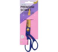 Folia Premium Scissors, Modern Style, Gold & Blue, Approx. 7.9 Inch Long, Right Handed, Stainless Steel