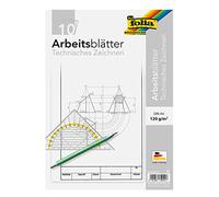 Folia 8204 10 Grained Drawing Paper Small Format A4 120 g 10 Sheets