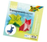 folia 825/2020 - Transparent Paper - Folding Sheets, 20 x 20 cm, 500 Sheets, 42