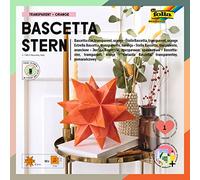 folia 836/3030 Bascetta Star Handicraft set, blue, Orange, 15 x 15 cm