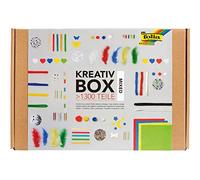 folia 935 - Creative Box, Craft Box with Colourful Material Mix for Crafts and Decorating, Over 1300 Pieces