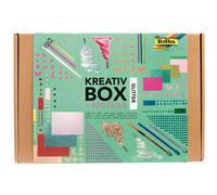 folia 937 Creative Box Glitter Mix, Over 900 Pieces, Glittery, Colourful Material Mix for Imaginative and Creative Crafts, Decorating and Decorating