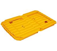 Folia 9814/5 Lantern Blanks 3D Corrugated Paper 14 x 14 x 18 x 5 cm, 5 pieces, Yellow