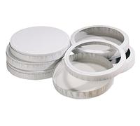 Folia 995 Cheese Boxes Diameter x 15.3 cm - 10 Pair Pack - White