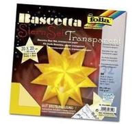 Folia Bringmann Bascetta Star Set Transparent 20 x 20 cm / 30 cm Ø