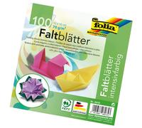 Folia Bringmann Folding Sheets 70 g/m², 100 Blatt in 10 Assorted Colours, 10 x 1