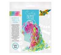folia Curly Colorful, Wet Resistant Flower Silk Paper Curls for Embellishment and Packaging, Ideal for Gifts or Crafts, Colourful, One Size