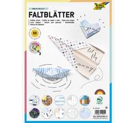 FOLIA DIN A4 Printed Origami Paper, 50 Sheets multicoloured