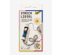 folia 24919 Knitting Dolly Including Wool, Wooden Knitting Needle and Embroidery Needle