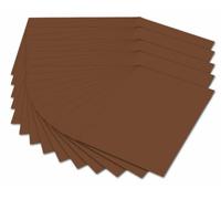 Folia Photo Mounting Cardboard 614/50 85 300 g/m², DIN A4, 50 Sheets, Chocolate Brown