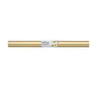 folia R 11 - Aluminium Foil on Roll Double-Sided Laminated Approx. 50 cm x 10 m Gold/Gold - Ideal for Crafts and Packaging