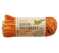 Folia Raffia Natural Raffia 50 g Orange Raffia Naturbast 50g Orange