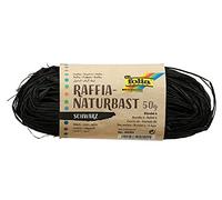 folia Raffia Natural Raffia 50g Black