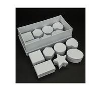 Folia White Cardboard Gift Boxes - 15pcs Assorted #31500