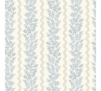 Foliage Stripe Modern Scandinavian Style Lightly Textured Wallpaper in Neutral/Blue Perfect for Bedrooms, Living Rooms, Hallways and Restrooms by Holden 13961