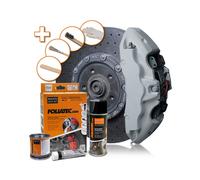 Foliatec Brake Caliper Lacquer Set - circuit grey glossy - 3 Components