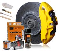FOLIATEC 2161 Brake Caliper Paint Kit High Temperature Yellow Speed Auto
