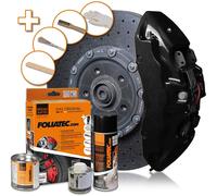 FOLIATEC 2164 Brake Caliper Paint Kit High Temperature Black Car Tuning