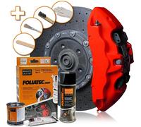FOLIATEC 2175 Brake Caliper Paint Kit High Temperature Matte Red Car Tuning