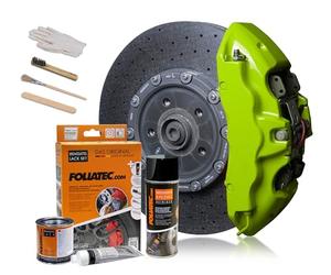 Foliatec 2177 Brake Calliper Paint Set, Toxic Green
