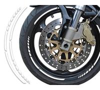 Foliatec 34442 Piping Racing Sticker, White