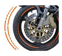Foliatec 34445 Piping Racing Sticker, Orange