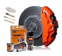 Foliatec Brake Caliper Lacquer Set - flame orange - 3 Components