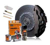 Foliatec Brake Calliper Paint Set, Carbon Metallic, 2170