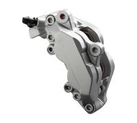 Foliatec Brake Caliper Paint FT2172 3-Part Kit with Cleaner Brush Stratos Silver Metallic