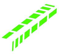 Foliatec Cardesign Sticker - Shades - neon green - 77x9cm - 2 pieces