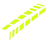 Foliatec Cardesign Sticker - Shades - neon yellow - 77x9cm - 2 pieces