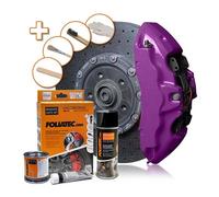 FOLIATEC Deep Violet Brake Caliper Paint 7 Pieces Kit Protective FT2179