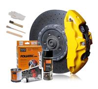 FOLIATEC FT2161 Brake Caliper Paint Lacquer, Speed Yellow, Set of 3