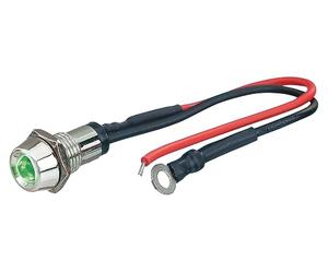 FOLIATEC FT33144 LED Control Light, Power Green Reflector, Dia 10 mm