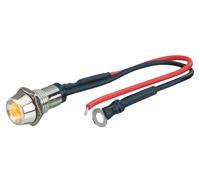 Foliatec LED Control Light chrome - yellow Ø = 10mm - 1 piece
