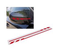 Foliatec PIN-Striping mirror cap design red - Width = 1,3cm: 2x 35,5cm