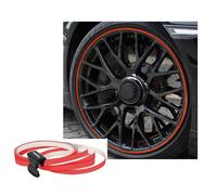 Foliatec PIN Striping rim design incl. installation tool - neon red - 4 strips 6mmx2,15meter & 1 tester 6mmx40cm