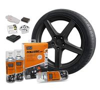 Foliatec Universal 2C Spray Paint Kit - black glossy 3x400ml