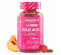 Folic Acid 400 mcg | 90 Gummies | 3 Months Supply | Novomins